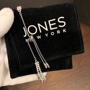 JONES NEW YORK Annabelle Bracelet CUBIC ZIRCONIA DIAMOND Two Tier Tennis 2023